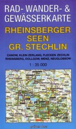 Rad-, Wander- & Gewässerkarte „Rheinsberger Seen - Gr. Stechlin“