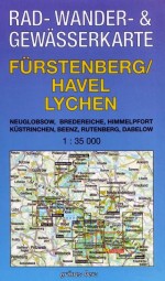 Rad-, Wander- & Gewässerkarte „Fürstenberg/Havel - Lychen“