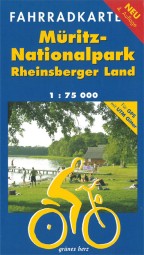 Fahrradkarte Müritz Nationalpark und Rheinsberger Land